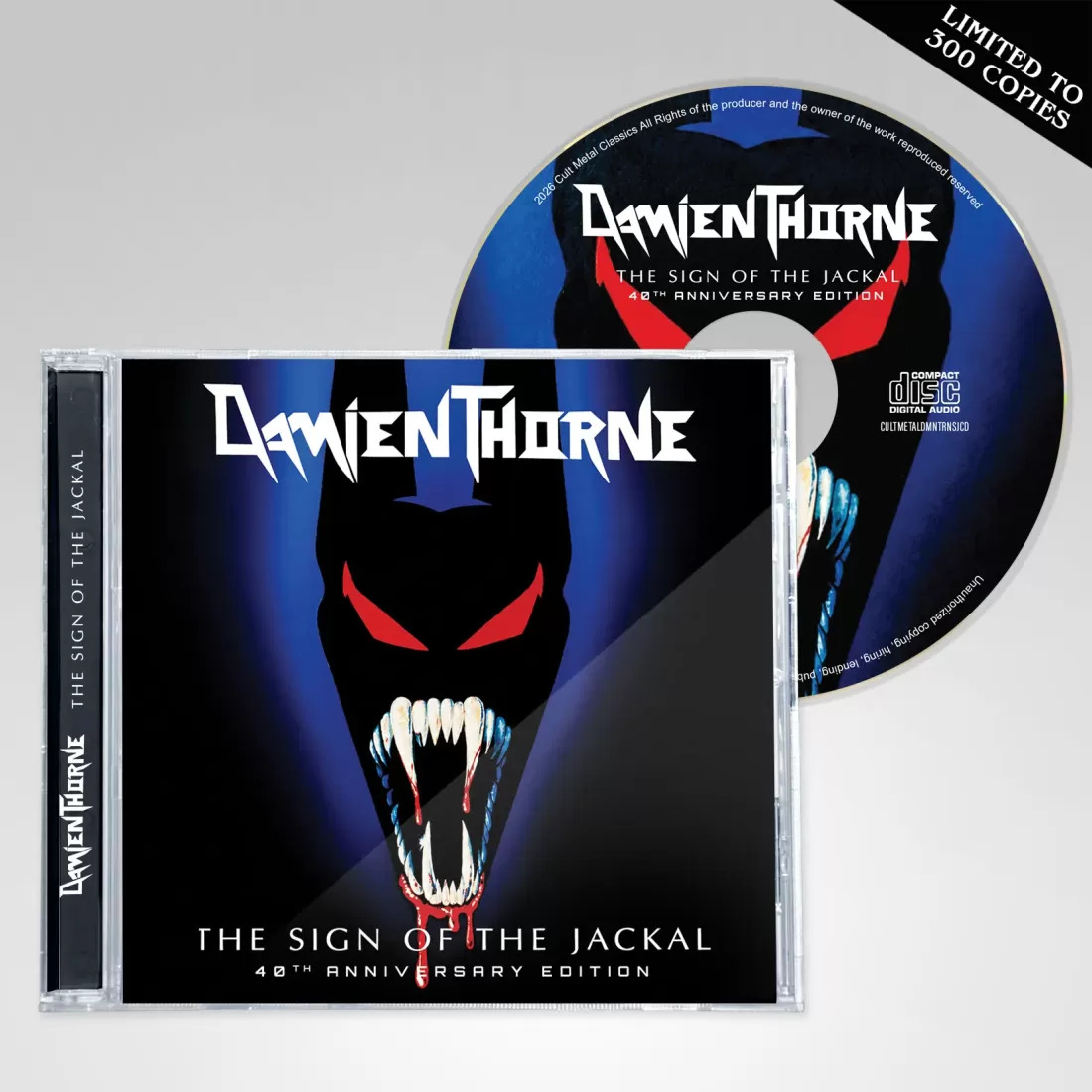 DAMIEN THORNE - The Sign Οf Τhe Jackal 40th Anniversary Edition CD (Pre-Order)